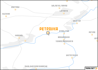 map of Petrovka