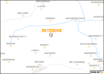 map of Petrovka