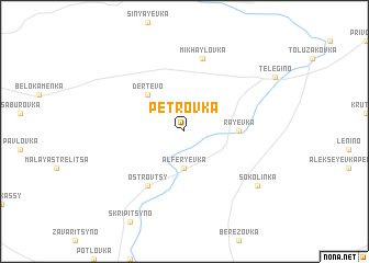 map of Petrovka