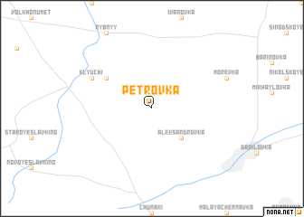 map of Petrovka