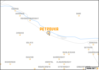 map of Petrovka