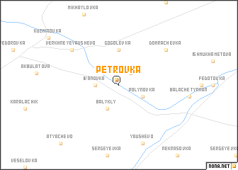 map of Petrovka