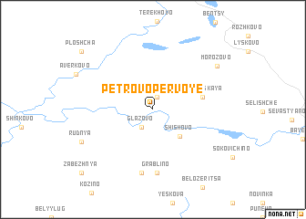 map of Petrovo Pervoye