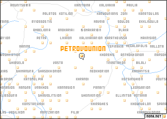 map of Petrovoúnion