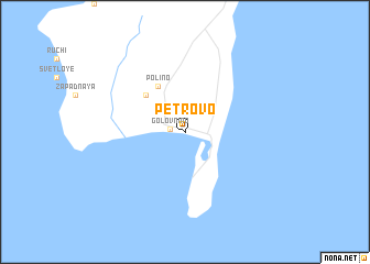 map of (( Petrovo ))