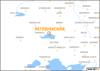 map of Petrovshchina