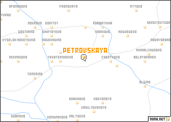 map of Petrovskaya