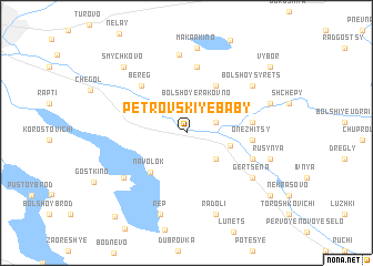 map of Petrovskiye Baby