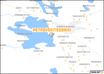 map of Petrovskiye Domiki