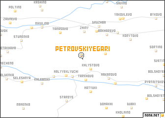 map of Petrovskiye Gari