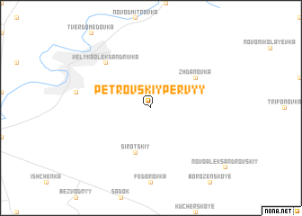 map of Petrovskiy Pervyy