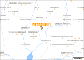 map of Petrovskiy