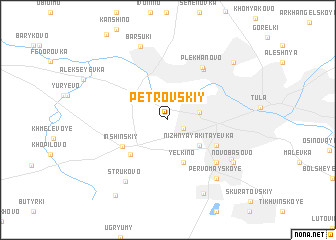 map of Petrovskiy