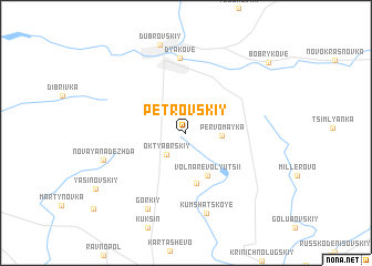 map of Petrovskiy