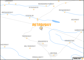 map of (( Petrovskiy ))