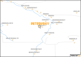 map of (( Petrovskiy ))