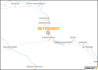 map of Petrovskiy