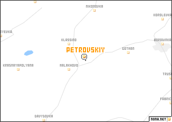 map of Petrovskiy