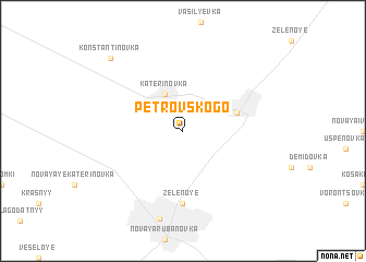 map of Petrovskogo