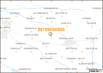 map of Petrovskogo