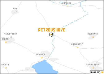 map of Petrovskoye