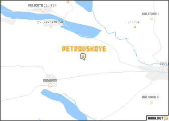 map of Petrovskoye