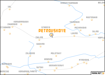 map of Petrovskoye