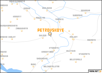 map of Petrovskoye