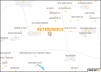 map of Petrovskoye