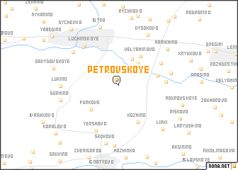 map of Petrovskoye