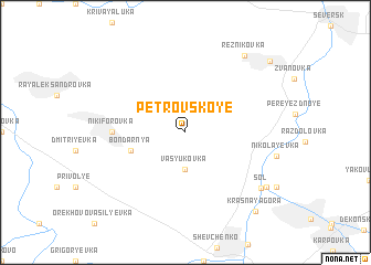 map of Petrovskoye