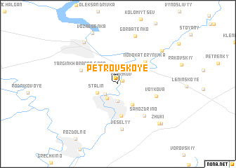 map of Petrovskoye