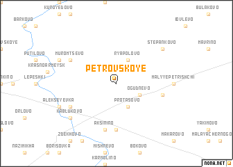 map of Petrovskoye