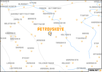 map of Petrovskoye