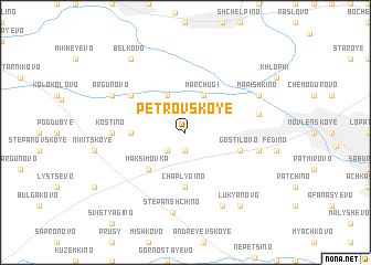 map of Petrovskoye