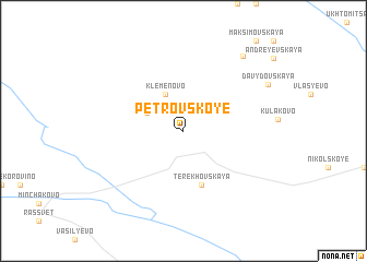 map of Petrovskoye