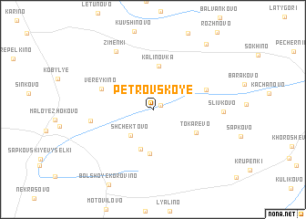 map of Petrovskoye