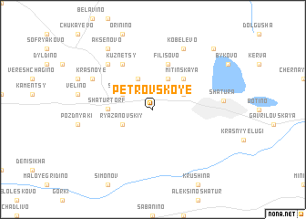 map of Petrovskoye