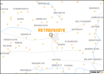 map of Petrovskoye