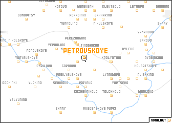 map of Petrovskoye