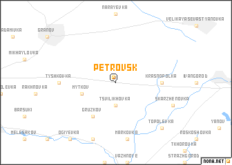 map of Petrovsk