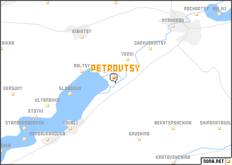 map of Petrovtsy