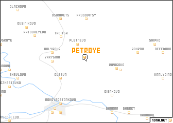 map of Petroye