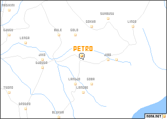 map of Petro