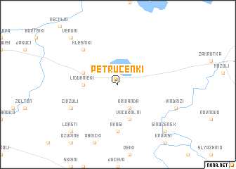 map of Petručenki