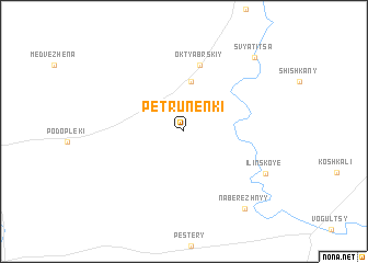 map of Petrunenki