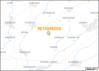 map of Petrunevka