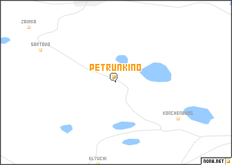 map of Petrun\