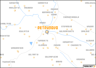 map of Petrunovo