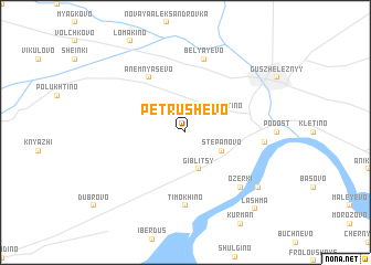 map of Petrushëvo